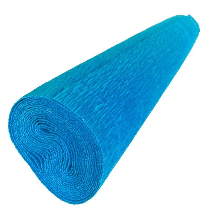 1 pliego de papel crepe pingüino, azul cobalto