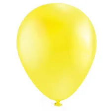 paquete de Globos Payaso #9 amarillo canario 100 piezas