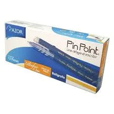 Boligrafo tinta azul punta ultra fina Pin Point #1