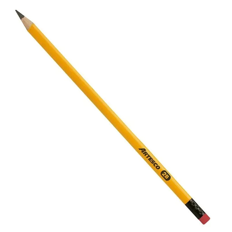 Lápices De Grafito Triangular Artesco No.2 C/12