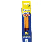 1 Paq. Con 10 Lapices Duo Norma Triangular
