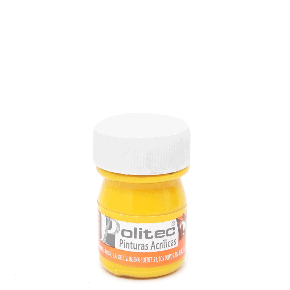 Pintura acrilica politec amarillo medio #1