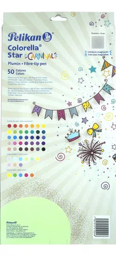 Plumín Colorella Star Pelikan 50 piezas