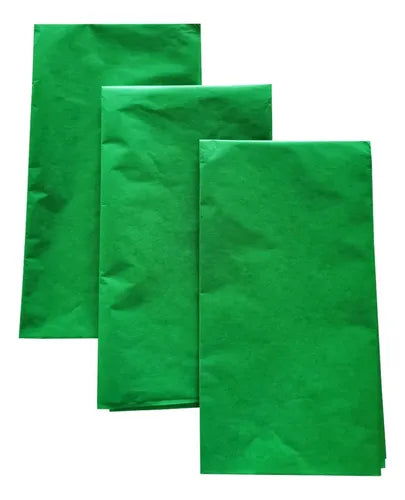1 Pliego De Papel China verde bandera