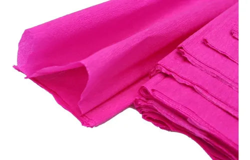 1 pliego de papel crepe pingüino,bugambilia