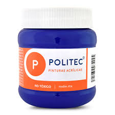 Pintura acril politec 250 ml azul ultramar rodin 315/12