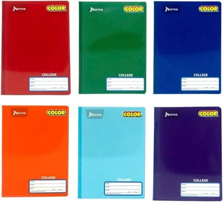 Cuaderno Norma Color 360 Cosido College 100 Hojas Blanco