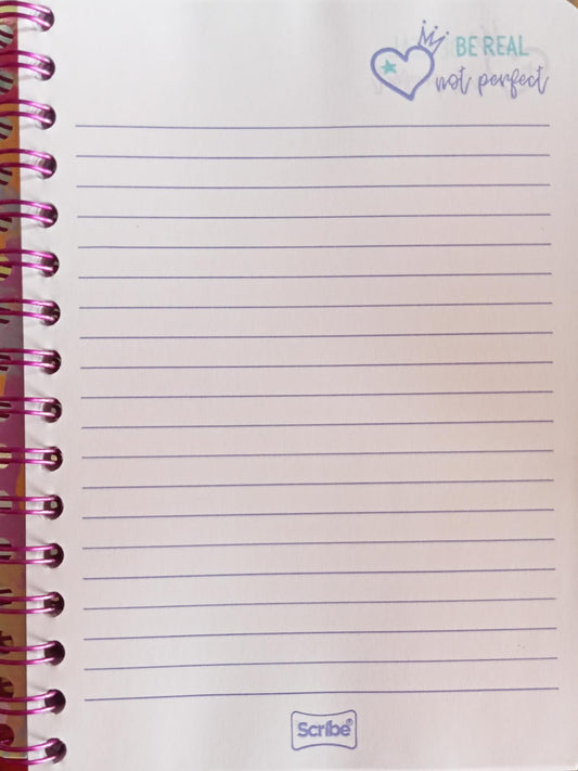 Cuaderno doble aro raya 100 hojas SCRIBE INCOLORS