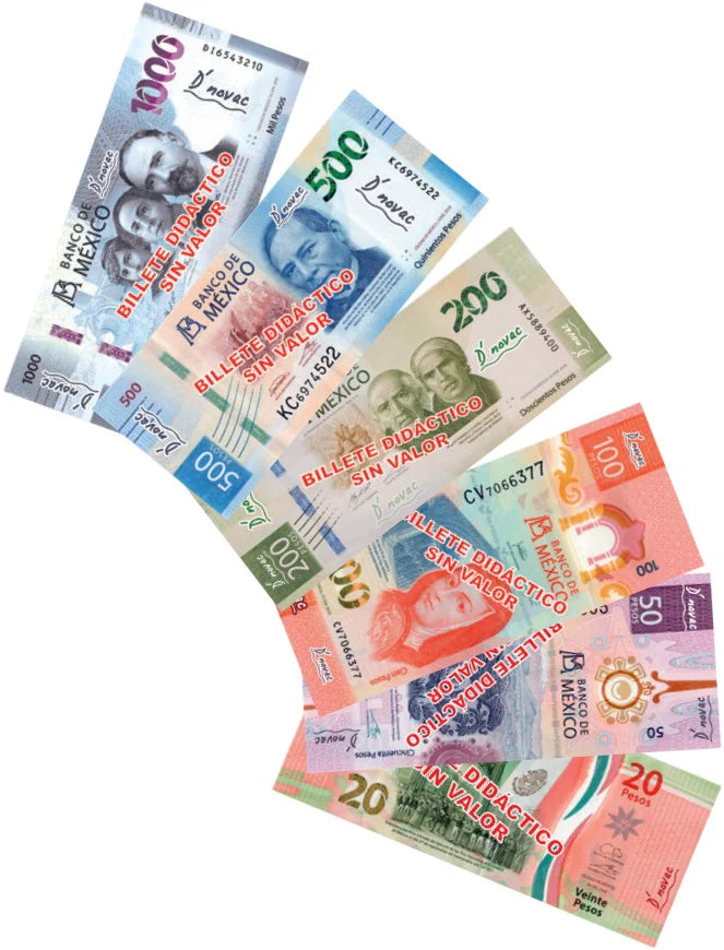 billetes didácticos Novedactic