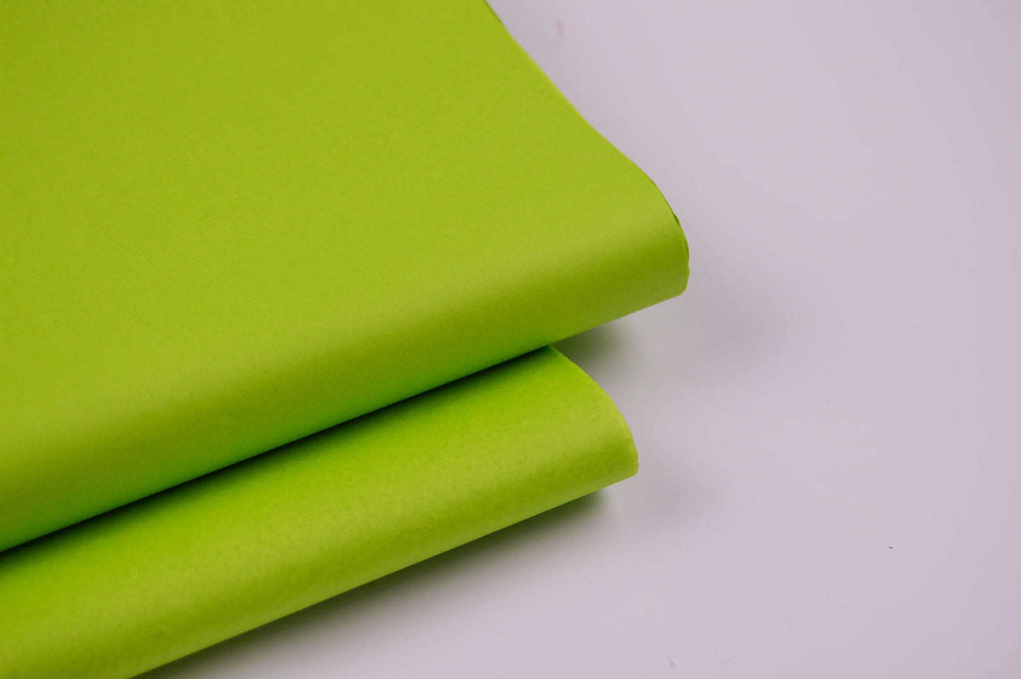 1 pliego de papel china verde manzana