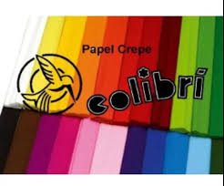 Papel crepe Colibri 1 paq. con 10 piezas