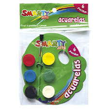 Acuarelas Smarty #6 Pastillas
