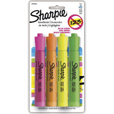 Marcador De Texto C/4 Sharpie