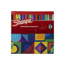 Plumones permanente c/24 sharpie
