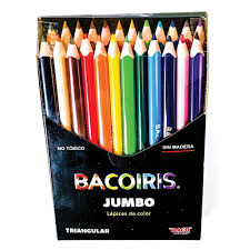 Colores Jumbo Triangular C/24 Bacoiris