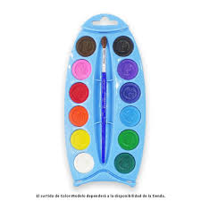 Acuarela junior pelikan con 12 pastillas + 1 pincel