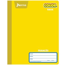 Cuaderno cosido 100 hojas francés raya NORMA