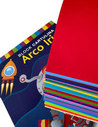 Block cartulina arco iris IMPERIAL