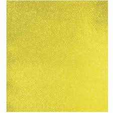 Pliego de foamy diamantado amarillo canario 55 x 43 PASCUA