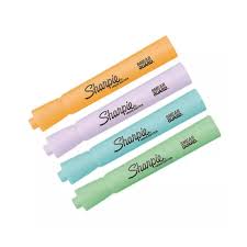 Marcador De Texto Pastel C/4 Shasrpie