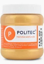 Pintura acril politec 250 ml oro rodin 700/12