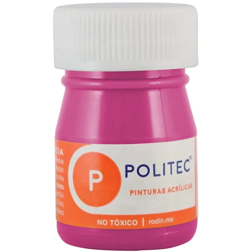 Pintura acrilica politec rosa mexicano 337