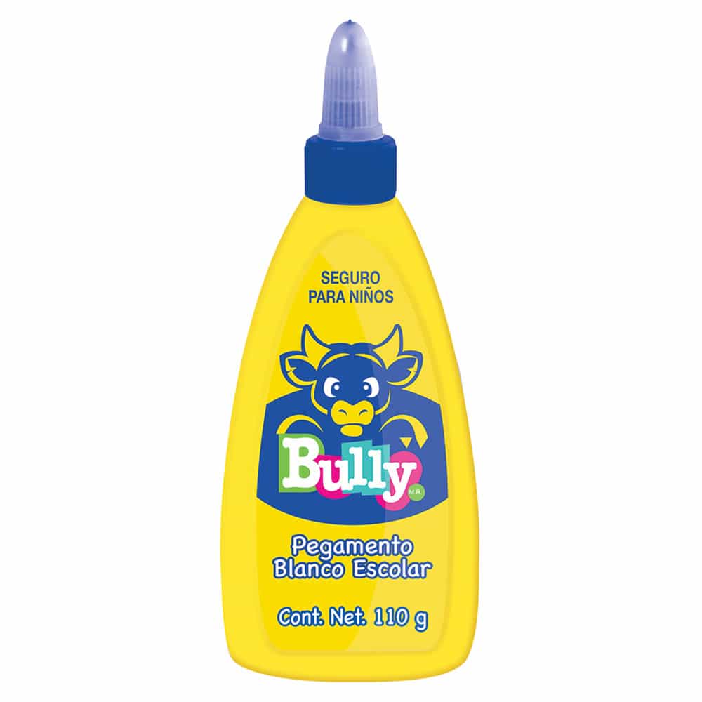 Pegamento Blanco Escolar Bully 110g | Papelería Cascabelito