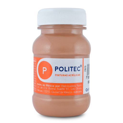 Caja De Pintura Acrílica Politec Cadmio Hueso 341 / 100 Ml / 6 Piezas