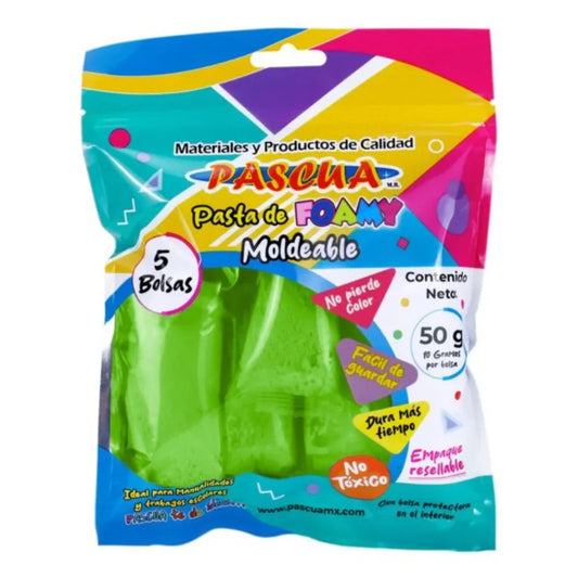 Foamy Moldeable Verde Bajo Pascua