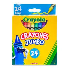 Crayones Jumbo  24 piezas  Marca Crayola