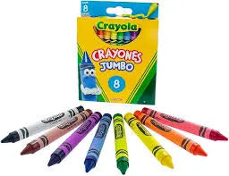 Crayones Jumbo 8 piezas Marca Crayola
