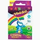 Crayones Redondos 24 piezas Vividel