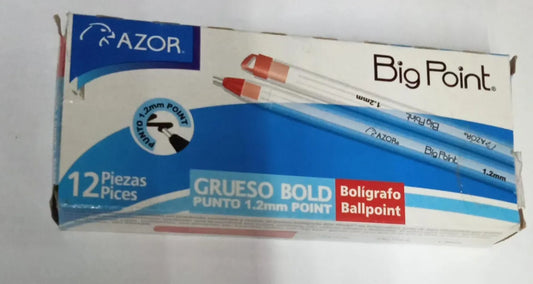 Boligrafo tinta roja punta gruesa Big Point #1