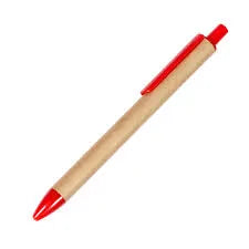 Boligrafo ecologico tinta roja Pin Point Green