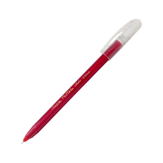 Boligrafo tinta roja punta ultra fina Pin Point #1