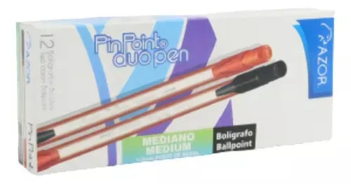 Boligrafo Bicolor Pin Point C/12