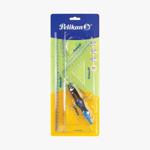 Juego geometrico rigido de 5 piezas PELIKAN