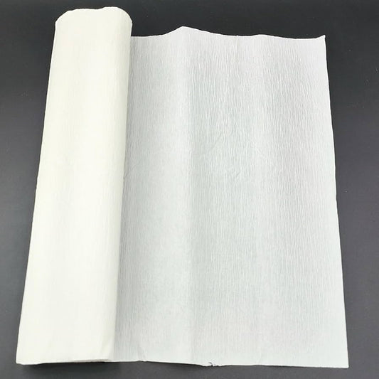 1 pliego de papel crepe pingüino, blanco