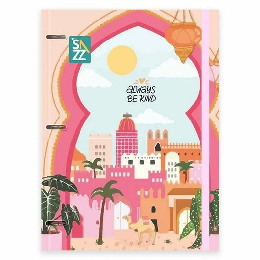 Carpeta Profesional Sazz Girly Raya 100 Hojas Pasta Dura Cute