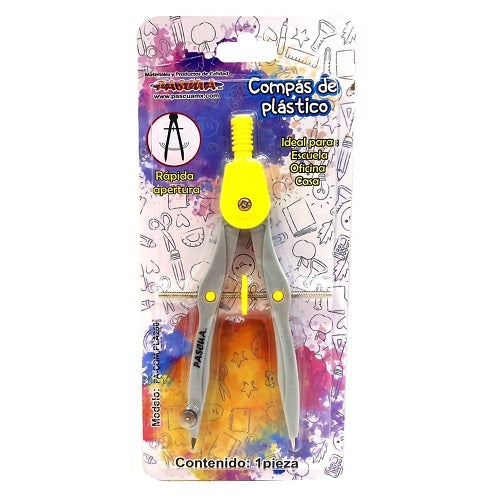 1 compás de plastico 140 mm PASCUA