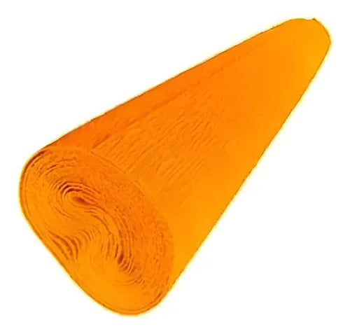 1 pliego de  papel crepe pingüino, cempasuchil