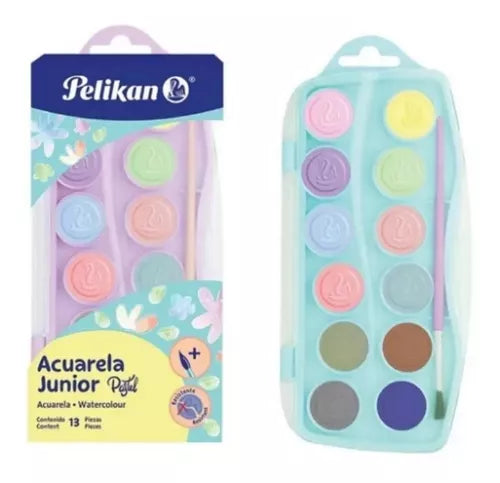 Acuarela Junior Pelikan Colores Pastel 1038625