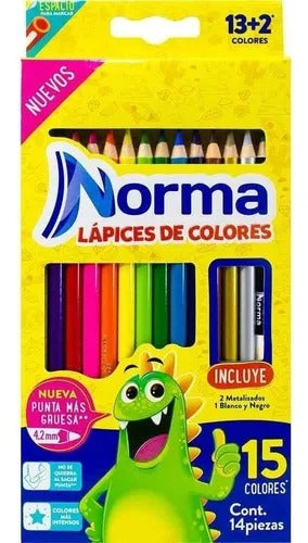 Lapices de colores norma plus c/12