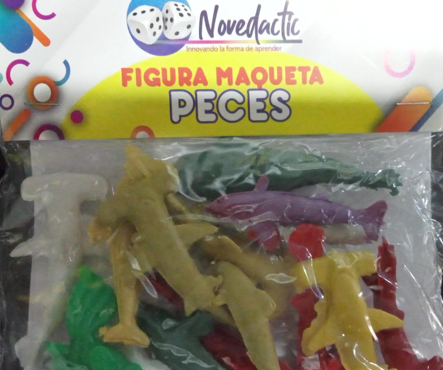 figuras para maqueta de animales acuáticos (peces) Novadactic