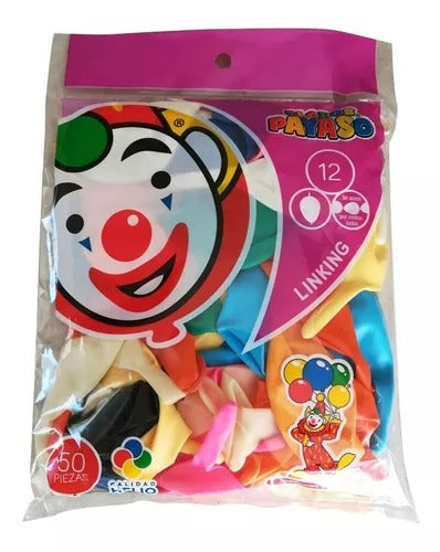 paquete de globos payaso Linking #12