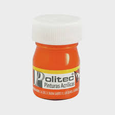 Pintura politec acrilica naranja #1