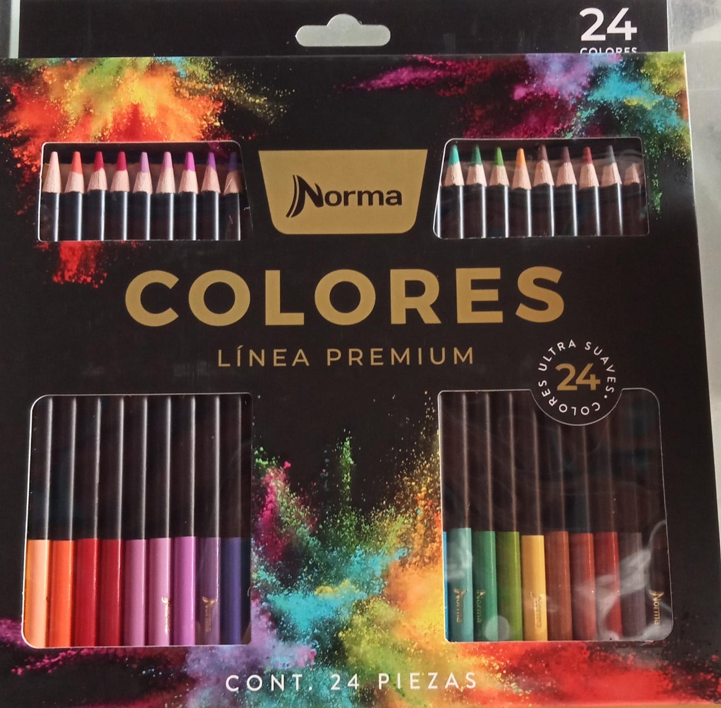 Lapices de colores norma linea premium c/24