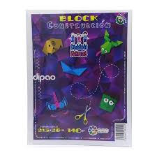 Block construccion tamaño carta 50 hojas DIPAO