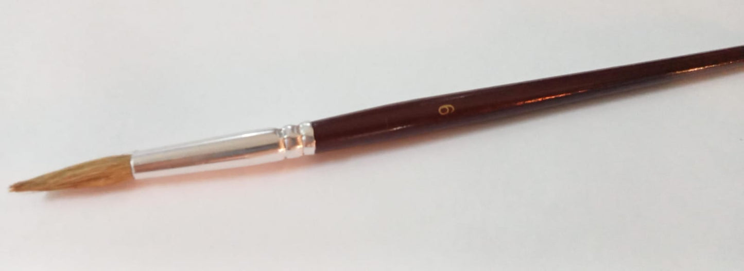 Pincel numero 9 mango de madera RODART