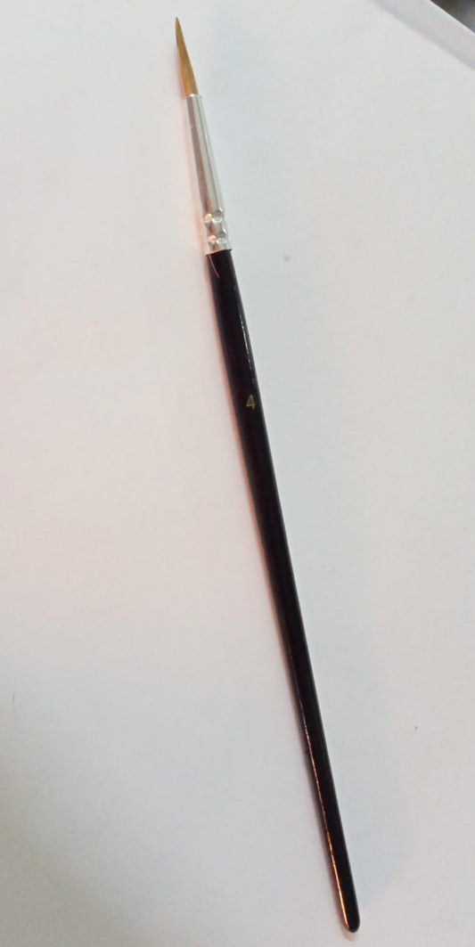 Pincel numero 4 mango de madera RODART